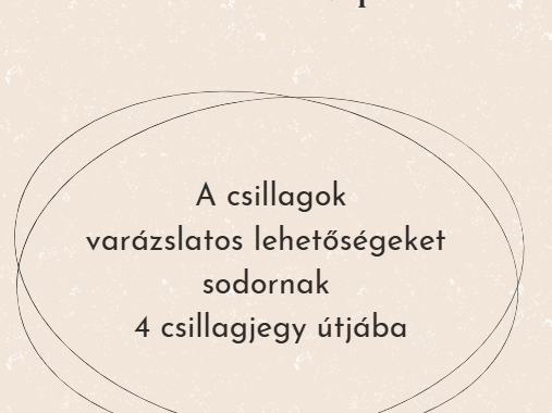 A csillagok varázslatos lehetőségeket sodornak 4 csillagjegy útjába
